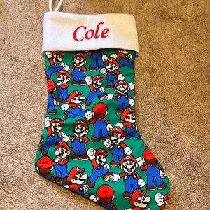 Mario Christmas Stocking